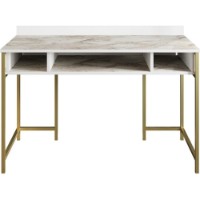 Masa de birou Trendy Tumata Gold/White 120x75x60cm GTR005753 imaginea #4 — magazin online Desire.md