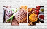 Картина ArtDesign Steak 163x80cm (E-10064)