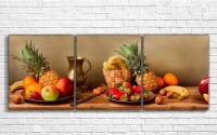 Pictură ArtDesign Still life with fruits 160x60cm (E-10166)