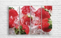 Картина ArtDesign Strawberries and ice 125х83cm (E-10034)