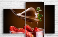 Pictură ArtDesign Strawberry dessert 142x96cm (E-10081)