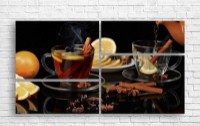Pictură ArtDesign Tea lemon and spices 132x72cm (E-10229)
