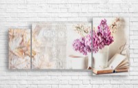Pictură ArtDesign The Book and the Lilac 167x80cm (R-10147)