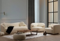 Canapea Trendy Ancona Cream 225x98x76cm GTR003205 imaginea #4 — magazin online Desire.md