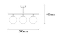 Люстра Trendy Atmaca 10270 60x37x15cm GTR002462 фото №2 — интернет-магазин Desire.md