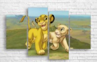 Pictură ArtDesign The Lion King 151x91cm (DM-10018)
