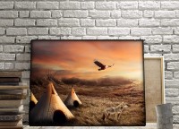 Pictură ArtDesign The Wolf and the Eagle 60x76cm (FA-10014)