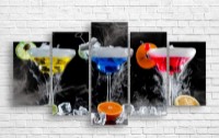 Pictură ArtDesign Three cocktails 150x80cm (E-10254)