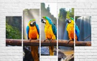 Pictură ArtDesign Three parrots 125х87cm (F-10126)
