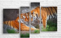Pictură ArtDesign Tigers 106х75cm (F-10015)