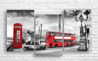 Pictură ArtDesign Tourist bus in London 110x60cm (MT-10054)