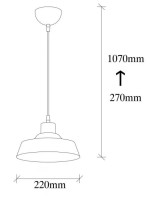 Люстра Trendy Berceste 189VINTAGE-S 22x107x22cm GTR002662 фото №2 — интернет-магазин Desire.md