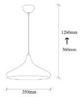 Люстра Trendy Berceste 209-S 35x116x35cm GTR002679 фото №2 — интернет-магазин Desire.md