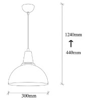 Люстра Trendy Berceste 220-S 30x124x30cm GTR002673 фото №2 — интернет-магазин Desire.md