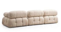 Canapea Trendy Bubble L1-O1-1R Cream 95x75x288cm GTR003227 imaginea #5 — magazin online Desire.md