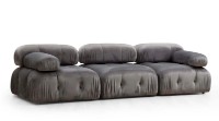 Canapea Trendy Bubble L1-O1-1R Grey 95x75x288cm GTR003226 imaginea #2 — magazin online Desire.md