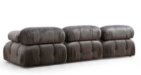 Canapea Trendy Bubble L1-O1-1R Grey 95x75x288cm GTR003226 imaginea #3 — magazin online Desire.md
