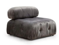 Canapea Trendy Bubble L1-O1-1R Grey 95x75x288cm GTR003226 imaginea #6 — magazin online Desire.md