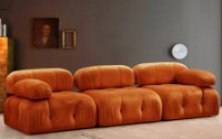 Canapea Trendy Bubble L1-O1-1R Orange 95x75x288cm GTR003228 imaginea #2 — magazin online Desire.md