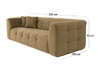 Canapea Trendy Cady Khaki 100x235x72cm GTR003235 imaginea #7 — magazin online Desire.md