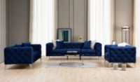 Canapea Trendy Como Navy Blue 197x90x70cm GTR003141 imaginea #4 — magazin online Desire.md