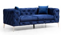 Canapea Trendy Como Navy Blue 197x90x70cm GTR003141 imaginea #5 — magazin online Desire.md
