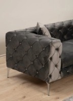 Canapea Trendy Como Anthracit 90x73x237cm GTR003242 imaginea #2 — magazin online Desire.md