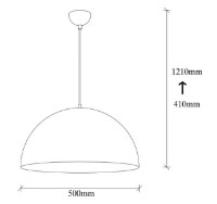 Люстра Trendy Berceste 235-S 50x121x50cm GTR002690 фото №2 — интернет-магазин Desire.md