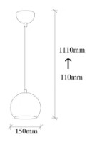 Люстра Trendy Berceste 241-S 30x111x15cm GTR002663 фото №2 — интернет-магазин Desire.md