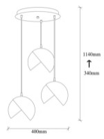 Люстра Trendy Berceste 252-S2 40x114x40cm GTR002705 фото №2 — интернет-магазин Desire.md