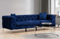 Canapea Trendy Como Navy Blue 90x73x237cm GTR003240