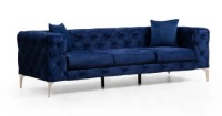 Canapea Trendy Como Navy Blue 90x73x237cm GTR003240 imaginea #5 — magazin online Desire.md