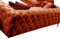 Canapea Trendy Como Orange 90x73x237cm GTR003241 imaginea #4 — magazin online Desire.md