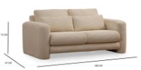 Canapea Trendy Crin Beige 97x180x73cm GTR003171 imaginea #4 — magazin online Desire.md