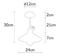 Люстра Trendy Berceste N-658 24x31x24cm GTR002518 фото №2 — интернет-магазин Desire.md