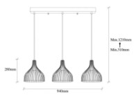 Люстра Trendy Cafu 11565-1 94x121x25cm GTR002456 фото №3 — интернет-магазин Desire.md