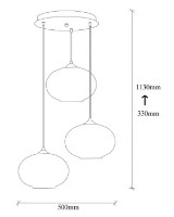 Люстра Trendy Camini MR-868 50x113x50cm GTR002642 фото №2 — интернет-магазин Desire.md