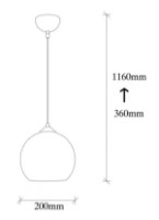 Люстра Trendy Camini MR-869 20x116x20cm GTR002587 фото №2 — интернет-магазин Desire.md