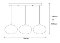 Люстра Trendy Camini MR-871 75x113x25cm GTR002643 фото №3 — интернет-магазин Desire.md