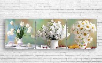 Картина ArtDesign Vase with flowers 154x50cm (C-10208)