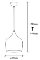 Люстра Trendy Dodo 2702 22x124x22cm GTR002733 фото №2 — интернет-магазин Desire.md