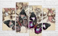 Картина ArtDesign Vintage Butterflies 150х100cm (R-10003)
