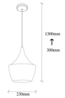 Люстра Trendy Elmas 3551 23x130x23cm GTR002569 фото №2 — интернет-магазин Desire.md