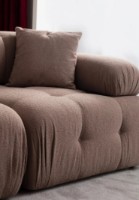 Canapea Trendy Doblo L1-O1-1R Cappucino 100x300x80cm GTR003245 imaginea #5 — magazin online Desire.md