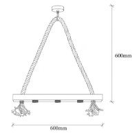 Люстра Trendy Erebos 105-AV 60x60x9cm GTR002490 фото №2 — интернет-магазин Desire.md