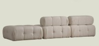 Canapea Trendy Doblo L1-O1-Pouffe Bouclette Cream 100x300x80cm GTR003249 imaginea #3 — magazin online Desire.md