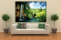 Pictură ArtDesign Waterfall in the forest 45x67cm (FP-10019)