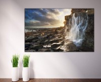 Pictură ArtDesign Waterfall on the cliff 45x72cm (FP-10023)