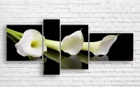 Pictură ArtDesign White calla 174х75cm (C-10132)