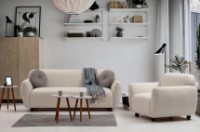 Canapea Trendy Eddy Cream 83x86x223cm GTR003252 imaginea #3 — magazin online Desire.md